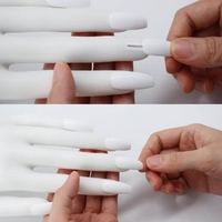 Ongles en gel de silicone portables pour manucure professionnelle, haute qualité, souples, taille personnalisée, service OEM/ODM, formation en beauté des ongles