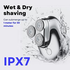 Afeitadora Eléctrica Recargable de Triple Cuchilla <span class=keywords><strong>Zao</strong></span> para Hombre, IPX7, Mini Afeitadoras Portátiles para Uso en Hoteles y Viajes - Product Image 5