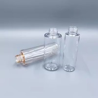 Bouteille d'emballage de pompe à huile en plastique cosmétique en gros 60/80/100/120/150/200ml pour lotion de shampooing de lavage de visage