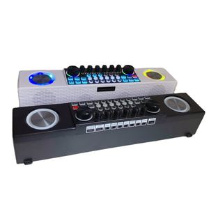 Fiesta en casa Estudio profesional Interior Exterior BT <span class=keywords><strong>Tarjeta</strong></span> de sonido con micrófonos inalámbricos Karaoke barato Barra de sonido Altavoz - Product Image 2