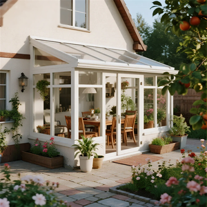 Moderna Invernadero de Aluminio Impermeable <span class=keywords><strong>para</strong></span> las 4 Estaciones, Solárium Prefabricado, Invernadero de <span class=keywords><strong>Vidrio</strong></span>, Jardín de Invierno Exterior - Product Image 3