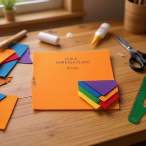 Foglio di Feltro Ilan 40x60 Cm Arancione, Materiali per Artigianato - Product Image 2