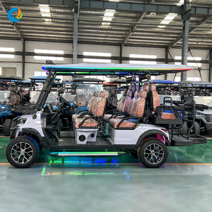 Robetaa - Carro de Golf Eléctrico de 6 Plazas en Oferta, para Transporte en Hoteles, Estilo Todoterreno Elevado, Buggy de Golf para 6 Personas - Product Image 6