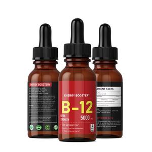 Vitamina B12 Orgánica de Marca Blanca en Gotas Líquidas para Niños, Complejo de Vitamina <span class=keywords><strong>B</strong></span> Líquido que Apoya la Salud <span class=keywords><strong>Mental</strong></span> y Física - Product Image 1