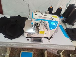 Machine à coudre Jack d'<span class=keywords><strong>occasion</strong></span> A4E, coupe-fil automatique informatisé, point noué à aiguille simple, vente chaude pour tous les grossistes du monde entier, récemment - Product Image 3