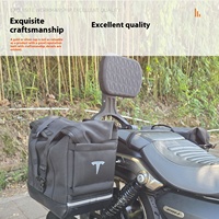 Dayang Tcv450 acier au carbone pliable dossier garde-corps cuir sac latéral toile queue boîte sac Modification accessoires motos