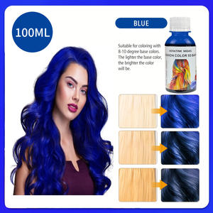 Organic Aoki Linen <strong>Semi</strong>-<strong>Permanent</strong> <strong>Hair</strong> <strong>Dye</strong> Cream Cross-Border Light <strong>Pink</strong> Blue Gray Tint Water Wax for Grandma Gray <strong>Hair</strong> <strong>Dye</strong> - Product Image 6