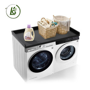 Legend ฝาครอบไม้สำหรับห้องซักรีดชั้นวางเหนือเครื่องซักผ้าและเครื่องอบผ้าสำหรับเครื่องซักผ้าและเครื่องอบผ้าเพื่อพับเสื้อผ้าเครื่องซักผ้าเครื่องซักผ้า - Product Image 1