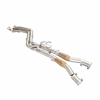Échappement en acier inoxydable avec tuyau en Z et conception acoustique AFC pour BMW Mid Pipe G80 M3 M4 G82 S58, amélioration acoustique des tuyaux d'échappement du moteur