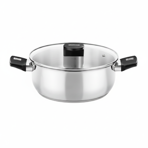 Pentola Elite in acciaio inox con coperchio in vetro 22 cm (Monix M240322) - Product Image 2