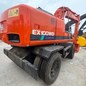 Excavatrice sur pneus Hitachi Ex100WD, excavatrice sur pneus d'occasion, excavatrice sur pneus Hitachi - Product Image 6