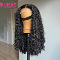 Pelucas sin pegamento de cabello humano virgen vietnamita con encaje frontal, rizadas birmanas, originales de lujo para mujeres afroamericanas