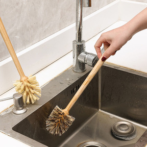 <span class=keywords><strong>Brosse</strong></span> à vaisselle et à biberons en sisal naturel et bambou, à long manche, design <span class=keywords><strong>suspendu</strong></span>, écologique, pour verres et biberons - Product Image 2