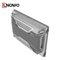 Ordinateur industriel embarqué robuste de 15 pouces, Intel Core I3/i5/i7 6e-13e génération, PC à panneau sans ventilateur avec alliage d'aluminium IP65 en stock