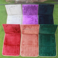 Tapis de prière doux pliable Islam Janamaz Tapis De Priere Islam pliable avec Dossier musulman avec support dorsal