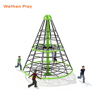 Filet de corde pivotant pour enfants de haute qualité équipement de terrain de jeu extérieur pour parc d'aventure