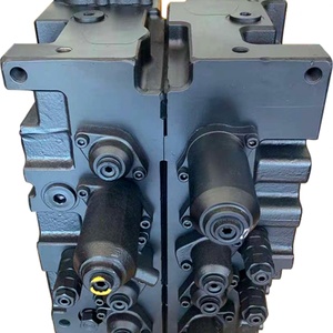 วาล์วไฮดรอลิกสำหรับรถขุดเบลพาร์ทส์ รุ่น SK330-8 วาล์วควบคุมหลักสำหรับโคเบลโก้ วาล์วกระจายแรงดัน LC30V00028F1 LC30V00028F2 - Product Image 4