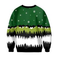 OEM Arbre de Noël Pull Cardigan Pull Hiver Nouveau Lâche Premium Unisexe Personnalisé Tricoté pour Hommes Pull de Noël