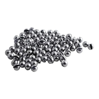 Plombs de pêche en plomb de qualité supérieure de 205 pièces avec boîte de rangement pratique-5 tailles rondes pour une coulée précise et une pêche en eau profonde