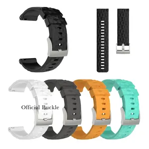 22MM Silicone Strap Watch Band Belt For Suunto Vertical/9 Peak Pro