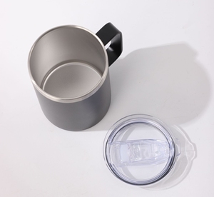 Tazas de Acero Inoxidable de Doble Pared, Libres de BPA, Tazas de Metal para Café y Té, Taza Aislada con Asa, Juego de Tazas Resistentes para Camping, Tazas a Prueba de Roturas - Product Image 6