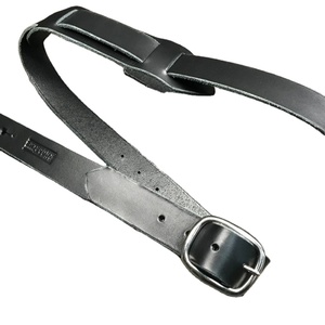 Sangle de guitare vintage véritable faite à la main confortable réglable avec coussin doux et cuir bouclé comprend des médiators - Product Image 1