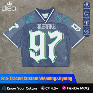 カスタマイズ可能なボクサーTシャツクイックドライ特大サッカーバスケットボールメッシュジャージーカジュアルサッカーウェアスポーツファンロングプリントTシャツ - Product Image 2