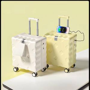 Nouvelle <span class=keywords><strong>valise</strong></span> <span class=keywords><strong>cabine</strong></span> 20 pouces légère avec poignée télescopique, <span class=keywords><strong>roues</strong></span> pivotantes silencieuses et serrure à code pour le voyage - Product Image 1