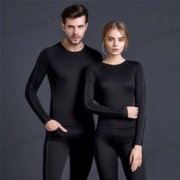 Fabrication sur mesure de vêtements 2 pièces/ensemble vêtements hommes costume thermique Thermostat mince longs Johns pour homme sous-vêtement thermique chaud