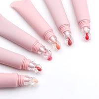 Gloss à lèvres végétalien personnalisé, waterproof, longue tenue, baume à lèvres teinté, brillant, repulpant, hydratant, à base de peptides
