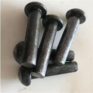 5*50 rắn 6*50 lớp 4.8 thép carbon kết thúc màu đen Fastener 6*40 nửa đầu tròn 5*40 đinh tán rắn - Product Image 4