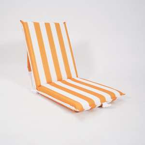 Cómodas tumbonas de playa plegables para playas al aire libre, sillas de piso de playa de ocio de color ajustable personalizables. - Product Image 1