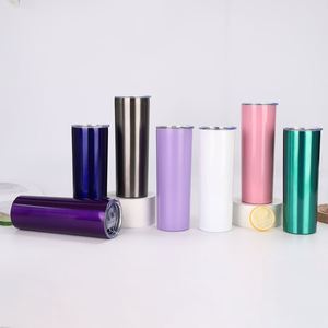 Stainless Steel <b>Double</b> <b>Wall</b> Tumblers Blank Sublimation Skinny Cup, Slim Vacuum Travel Tumbler - Product Image 2