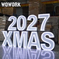 WOWORK Fushun Nouveauté : Lettres lumineuses géantes « Marry Me » pour la planification d'événements, la décoration de réceptions de mariage et les décorations d'événements.