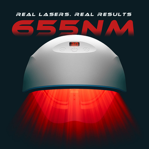 Casco de Energía Fotónica Profesional de 115 Unidades, Sistema de Restauración Capilar de 655nm y 850nm, Recargable y Portátil - Product Image 3