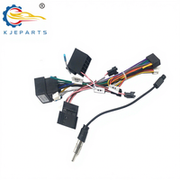 Adaptor otomotif 16Pin 10Pin tali pengikat dengan Canbus untuk pemutar Android mobil OLDs W203 2001-2004