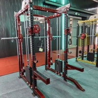Rack de musculation complet avec système de croisement de câbles, machine Smith et appareil d'entraînement fonctionnel pour la musculation en salle de sport