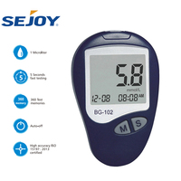 Sejoy Lecteur de Glycémie, Glycomètre, Appareil de Mesure de la Glycémie pour le Diabète