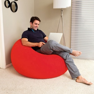 Bestway 75052 <strong>Inflatable</strong> <strong>Chair</strong> Foldable Flocking Bean Bag Portable Sofa Furniture - Product Image 3