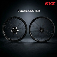 Ensemble de roues complètes Supermoto KYZ Sur-Ron Ultra Bee 21/18/19 pouces, moyeux en alliage d'aluminium anodisé, jantes à rayons, moto électrique tout-terrain