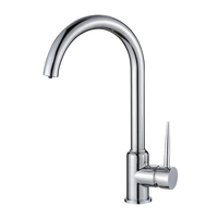 Robinet mélangeur de cuisine moderne en laiton avec purificateur d'eau pivotant à 360 degrés