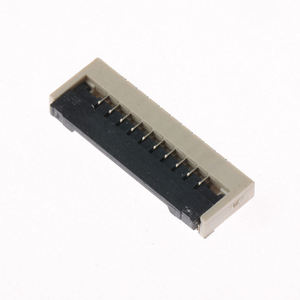 Connecteur FPC/FFC ZIF à angle droit, type SMT, pas de 1,25 mm, contact inférieur, verrouillage par bascule, 4-80 broches - Product Image 2