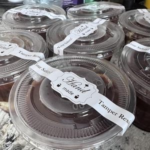 Food Retail Package Seal <b>Stickers</b> 9x1 Inch Safe Secure Tamper Proof Labels for Freshness Labels for Handmade Crafted Baking - Product Image 5