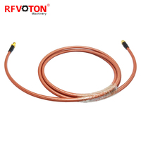 Câble d'extension d'antenne coaxiale RF avec connecteur SMA mâle vers SMA femelle, montage en panneau, avec câble RG400 RG-400, fourni par l'usine