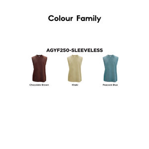 HYDT เสื้อกล้ามผ้าฝ้าย100% ถักแบบหนาพิเศษระบายอากาศได้ดี180gsm แบบสปอร์ตใส่ได้ทั้งชายและหญิงเสื้อคอกลมมีความยืดหยุ่นพิมพ์ลาย3D - Product Image 5