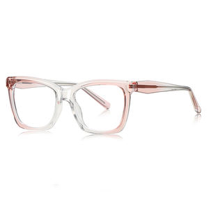 Visualmate全顔用長方形眼鏡フレーム光学メガネTR90アンチブルーライト大型眼鏡フレーム - Product Image 4