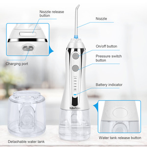 H2ofperte meilleure vente <span class=keywords><strong>hydropulseur</strong></span> <span class=keywords><strong>dentaire</strong></span> Rechargeable avec 5 Modes irrigateur oral jet d'eau <span class=keywords><strong>dentaire</strong></span> portable - Product Image 3