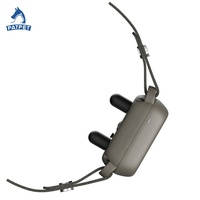 Wasserdichtes Wiederaufladbares Elektronisches Schock-Vibrations-Fernbedienungs-Elektro-Hundetrainingshalsband aus Nylon Umweltfreundlich CE ROHS