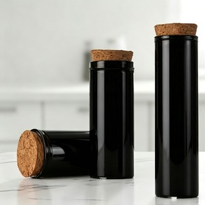 2026 Clear <b>Glass</b> Cylinder <b>Bottles</b> with Cork Stopper 15ml <b>Empty</b> Cosmetic Storage Jar Test Tube Shape Transparent Container Medici - Product Image 3
