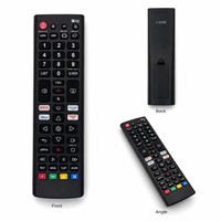 Télécommande intelligente multifonction SKY pour téléviseur, portée de 8 à 12 m, technologie de roulement en silicone, certifiée ROHS, compatible SKY multifonction